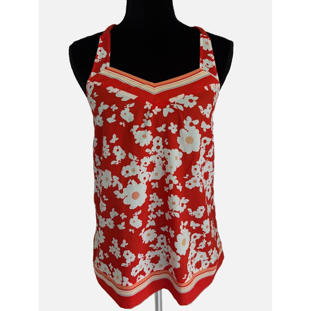 Lauren Conrad Floral Racer back Top